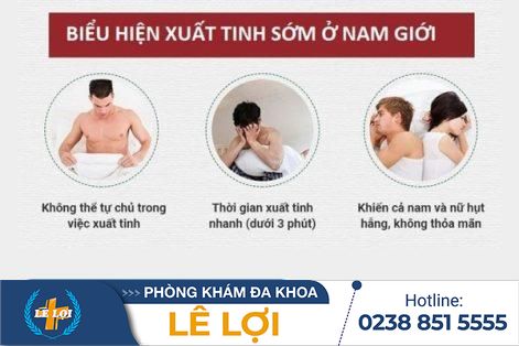 Một số triệu chứng xuất tinh sớm ở nam giới