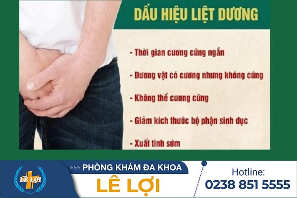 Những biểu hiện của liệt dương ở nam giới
